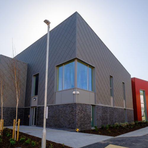 ICS – Southborough Hub – Zinc Shingles – and Corium
