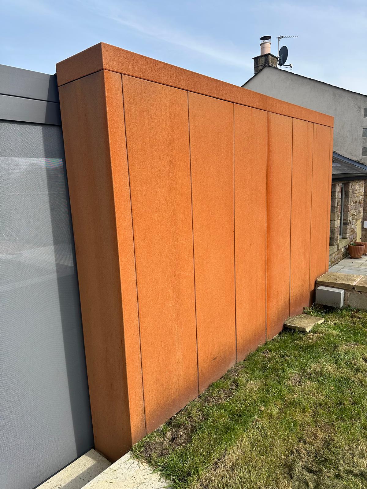 Cor-Ten Steel, metal garden art and decorative fabrication
