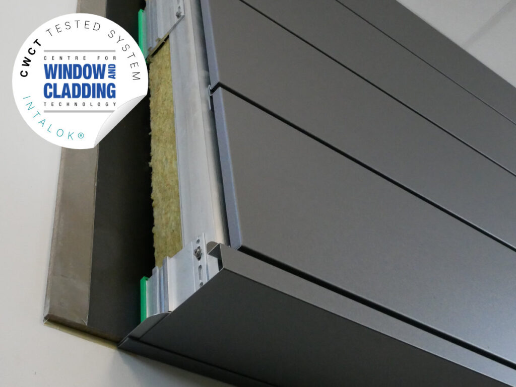 Intalok® CWCT Tested Reveal Panel System Intalok® CWCT Tested Reveal Panel System